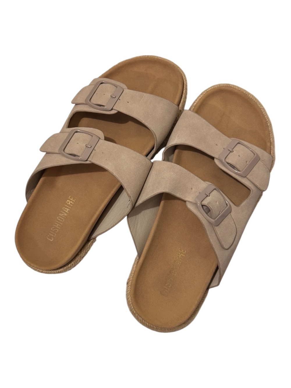 Cushionaire Espadrille Footbed Sandal